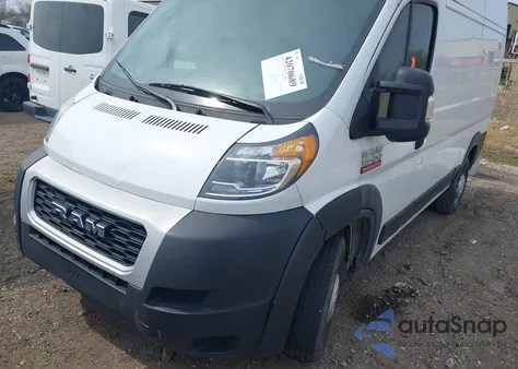2020 Ram Promaster 1500 High Roof 136 Wb из США, поврежденный, VIN 3C6TRVBG6LE141720